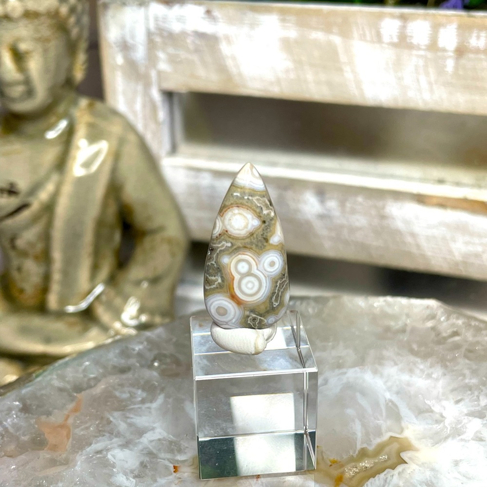 7th Vein Ocean Jasper Cabochon